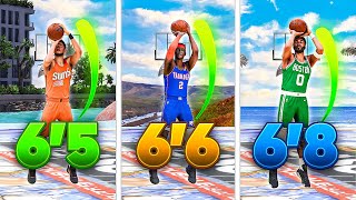 NBA 2K24 BEST JUMPSHOTS for 6'5-6'9 BUILDS (ALL 3PT RATINGS) BEST SHOOTING TIPS & SETTINGS in 2K24!