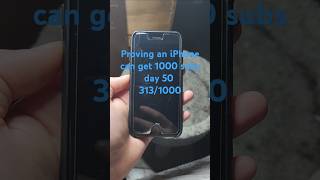 Proving an iPhone can get 1000 subs day 50