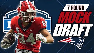 New England Patriots 7 Round Mock Draft | Pats STOCK UP On Offense | Ft. @Patrio