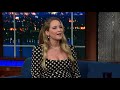 I'm Not Going To Fit In That! - Jennifer Lawrence Accepts A Baby Gift From The Late Show