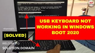 USB keyboard not working in windows boot 2020 [solved]   solution domain