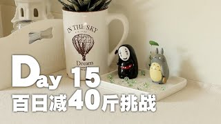 第15天 - 大基数100天暴瘦40斤挑战 | 减脂餐吃什么 | 减肥Daily Vlog #15 | What i eat in to lose weight