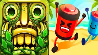 Temple Run 2 VS Battery Run (Android,iOS) Gameplay - Part 1