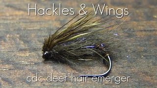 Fly Tying CdC Deer Hair Emerger | Hackles & Wings