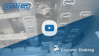 Counter Sinking with a systron proHD Glassprocessing Centre | HD Cutting Machine