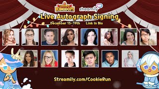 Merry Cookiesmas! 🎁 Voice Actors LIVE Autograph Signing