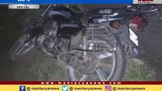 Rajkot   accident near Gondal crossing circle