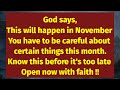 11:11🌈God's Message About November🕊️Angels Blessings Today | Universe Message🦋Jesus Message🛑#Godsays