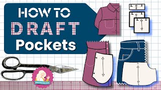 How to Draft Inseam, Jeans, and Drop Pockets patterns