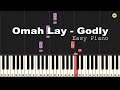 Omah Lay - Godly (Easy Piano Tutorial)