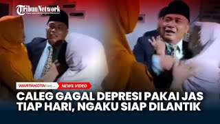 Viral Caleg Gagal Diduga Stres, Pakai Jas Tiap Hari Ngaku Siap Dilantik Jadi Anggota Dewan