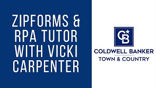Virtual Learning: Zipforms & RPA Tutor with Vicki Carpenter