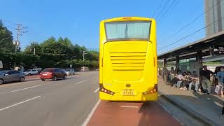 Bus number 5001 Driving video 2024/05/21 . From Yongin to Seoul(Gangna