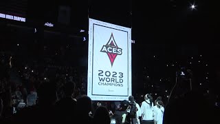 FULL CEREMONY: Las Vegas Aces celebrate 2023 WNBA Championship