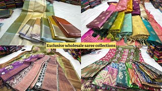 Chickpet Bangalore Wholesale Sarees ! Latest Trending Sarees ! Single Saree Courier Available