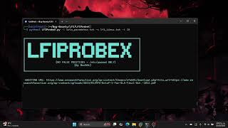 LFIProbeX: Exploiting LFI (Local File Inclusion) #bugbounty #infosec #bugbountypoc #bugbountyhuntig