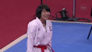 Miyahara (JPN) vs Recchia (FRA). Karate 1-Premier League Paris 2018 | WORLD KARATE FEDERATION
