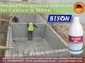 BISON Construction Chemicals : How to Use Bison BW+