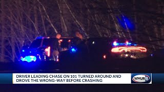 State police cruiser rolls over during high-speed pursuit; Suspect later arrested