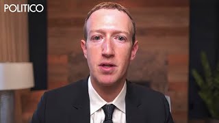 Zuckerberg blames January insurrection on Trump, not social media