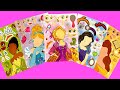 [Paper DIY] ディズニープリンセス スノーホワイト VS エルサ Making Disney Princess SNOW WHITE VS ELSA...Sticker book #asmr