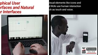 Distinguish between Graphical (GUIs) and Natural User Interfaces (NUIs) (LU3/LO3)