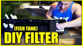 DIY aquarium filter sump (on top of fish tank)