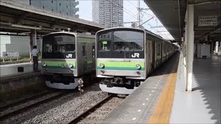 横浜線205系各駅停車東神奈川行（八王子→東神奈川）車窓