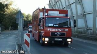 3x Feuerwehr + 6x Rettungsdienst