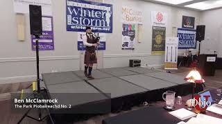 Ben McClamrock – Gold Medal Piobaireachd – 5th Place – Winter Storm