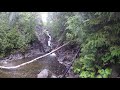 iroquois and algonquin peak in the rain via avalanche pass adirondack hiking