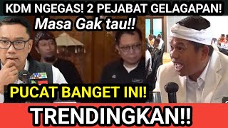 PUCAT! Viral 2 Pejabat Pemprov GELAGAPAN! Kang dedi ANEH mereka gak tau data rumah miskin padahal...