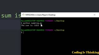 Summations with Python | Using the sum() function with a Python list | English Must watch