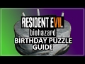 Resident Evil 7 l Birthday Puzzle Guide [As Ethan]