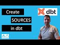 How to create sources in data build tool (dbt) | Tutorial for beginners