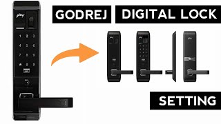 Godrej Digital Lock settings full explaine