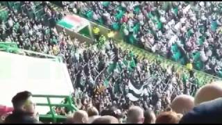 Celtic songs Green Brigade COME ON YOU BOYS IN GREEN from both ends of Celtic Park & more