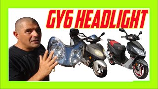 How to replace headlight to Chinese Scooter