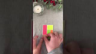 Mini scrapbook #51 - neon theme - #journaling #miniscrapbook #asmr