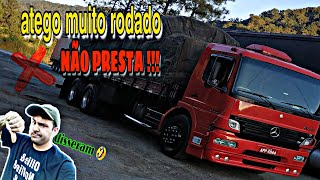 ATEGO 2425 COM ALTA KILOMETRAGEM NÃO PRESTA !!! DISSERAM 🤣😂