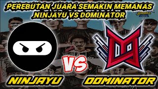 FINAL❤️‍🔥NINJAYU VS DOMINATOR ELIT CS CLASH SQUAD ROUND 1 SEMAKIN MEMANAS😱👑