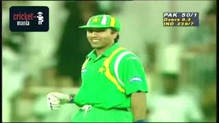 Saeed Anwar's Classic Hundred Wins the Match While Wickets Fall   Pakistan vs India