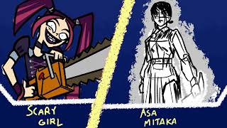 PARALYZED THOUGHTS : WR1B-M1 : SCARY GIRL VS ASA MITAKA