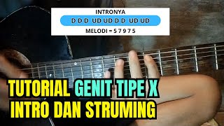 TUTORIAL GENIT TIPE X VERSI GITAR SAYUR FIKSANJAY