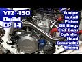 Yamaha YFZ450 Build - Part 14 - Engine (Motor) Install Top End, Piston, Cylinder, Head, Cams, Timing