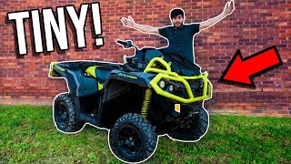 TINY Tires on 90HP Four-Wheeler! *CRAZY WHEELIES & BURNOUTS*