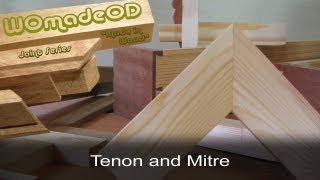 Mitre Joint with Tenon Reinforcement - The Tenon and Mitre