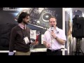 numark electrowave and redphone headphones and headphone stick at namm 2012 with idjnow.com