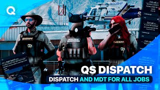 [QB/ESX] Quasar Dispatch and MDT (Multiple jobs) | FiveM