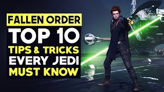 STAR WARS JEDI: Fallen Order - TOP 10 TIPS & TRICKS Every Jedi Should Know (Begi